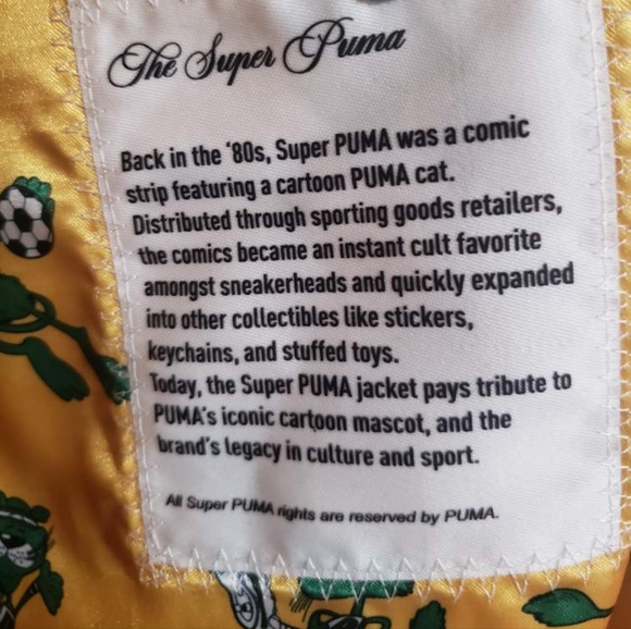 Mens Puma Varsity Jacket Size Large - Picture 8 of 9